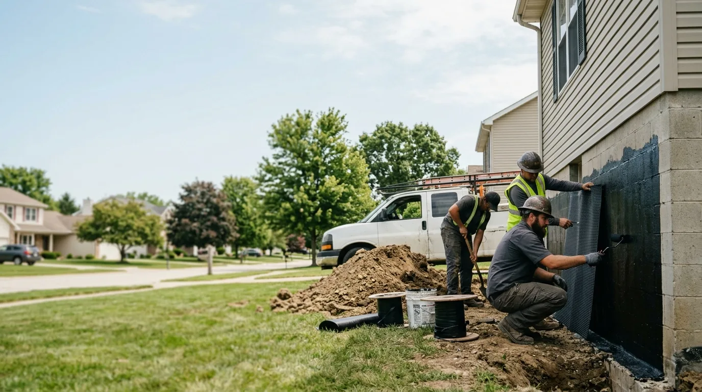 Basement Waterproofing in Mahomet, IL near me